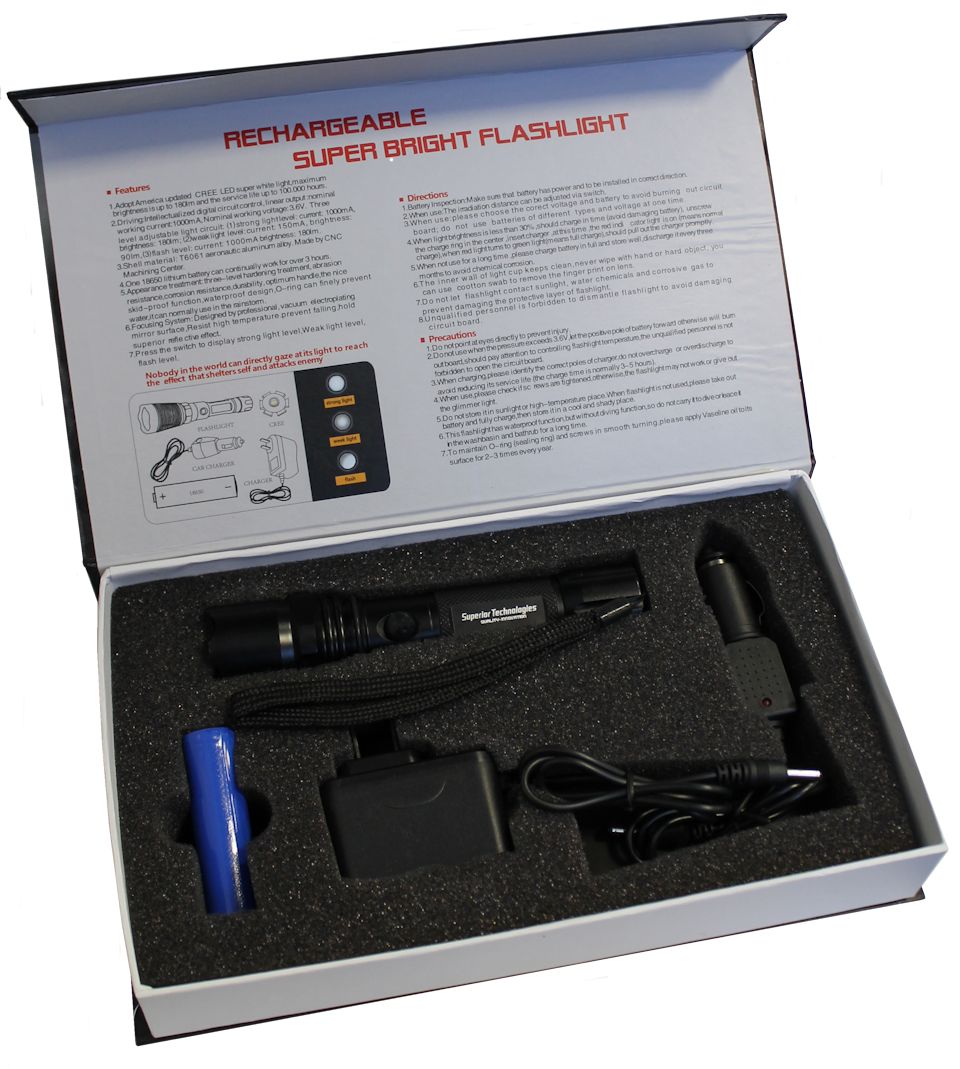 Cree Tactical Flashlight - Image 3